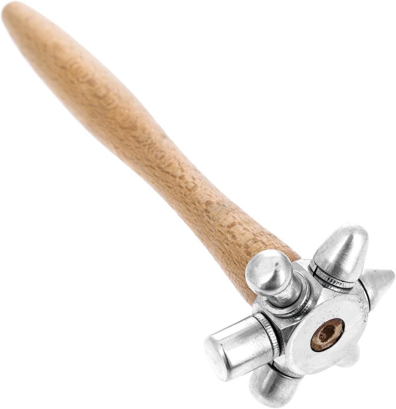 Universal Tool 6 in 1 Multi-head Specialty Jewelry Hammer - Image 4